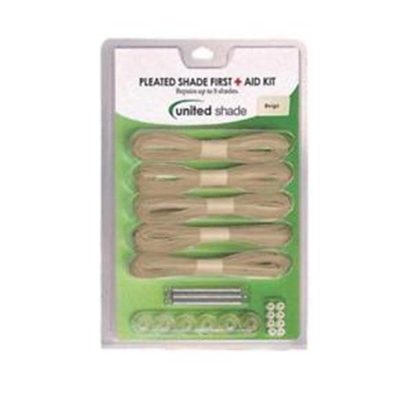United Shade 650004 Pleated Shade First Aid Kit, Beige UN323764